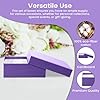Purple silicone mat with measurement markings
