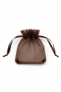 Organza Bag without Gusset Dark Brown