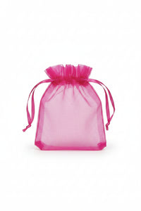 Hot Pink Organza Bag