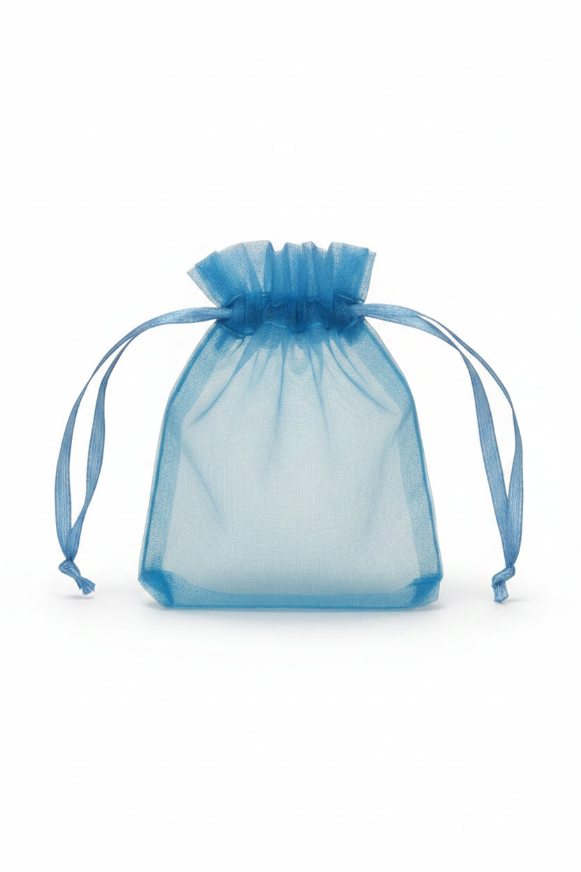 Light Blue organza bag