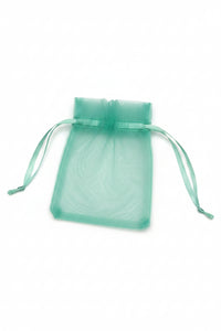 Mint Green and Moss Green organza bag