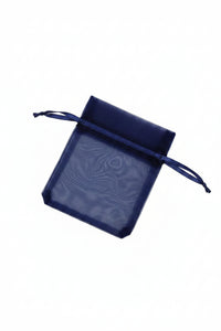 Navy Blue organza bag