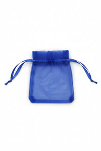 Royal Blue organza bag