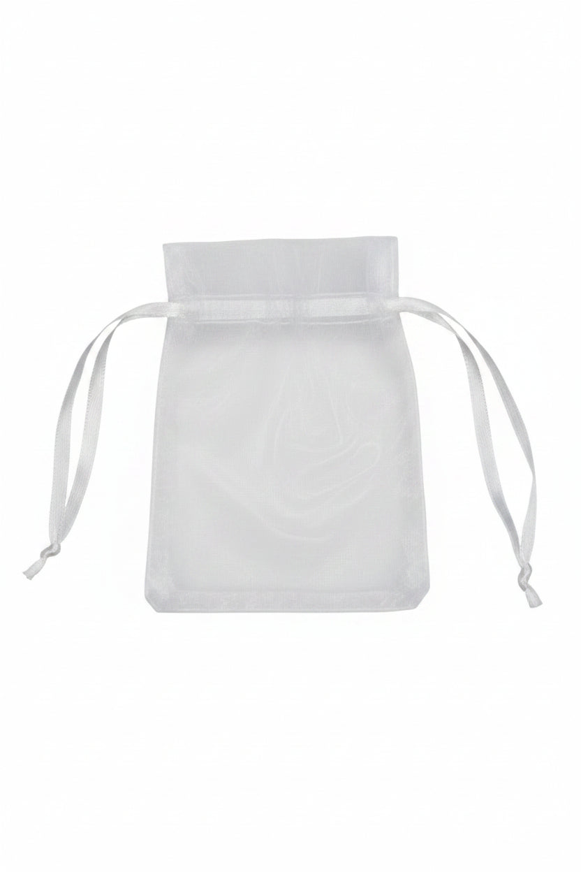 White organza bag