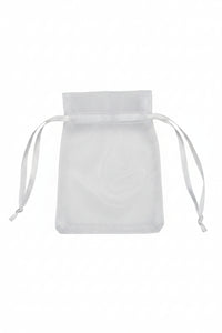 White organza bag