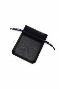 Black drawstring bag 