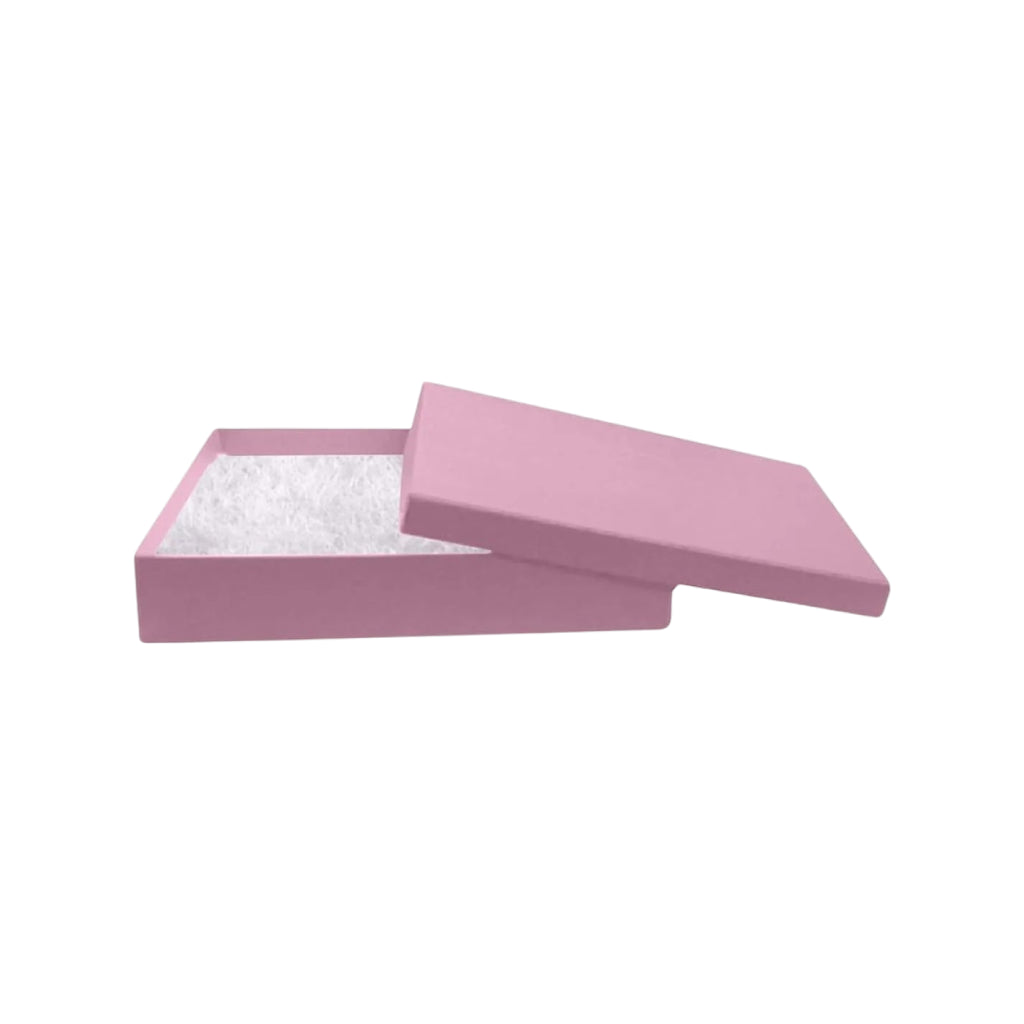 Pink cardboard box