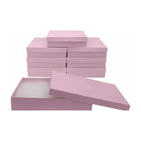 Pink cardboard box