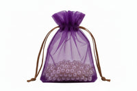 Flat Bottom Organza with Rattail String 3 1/2 x 5 x 1 1/2