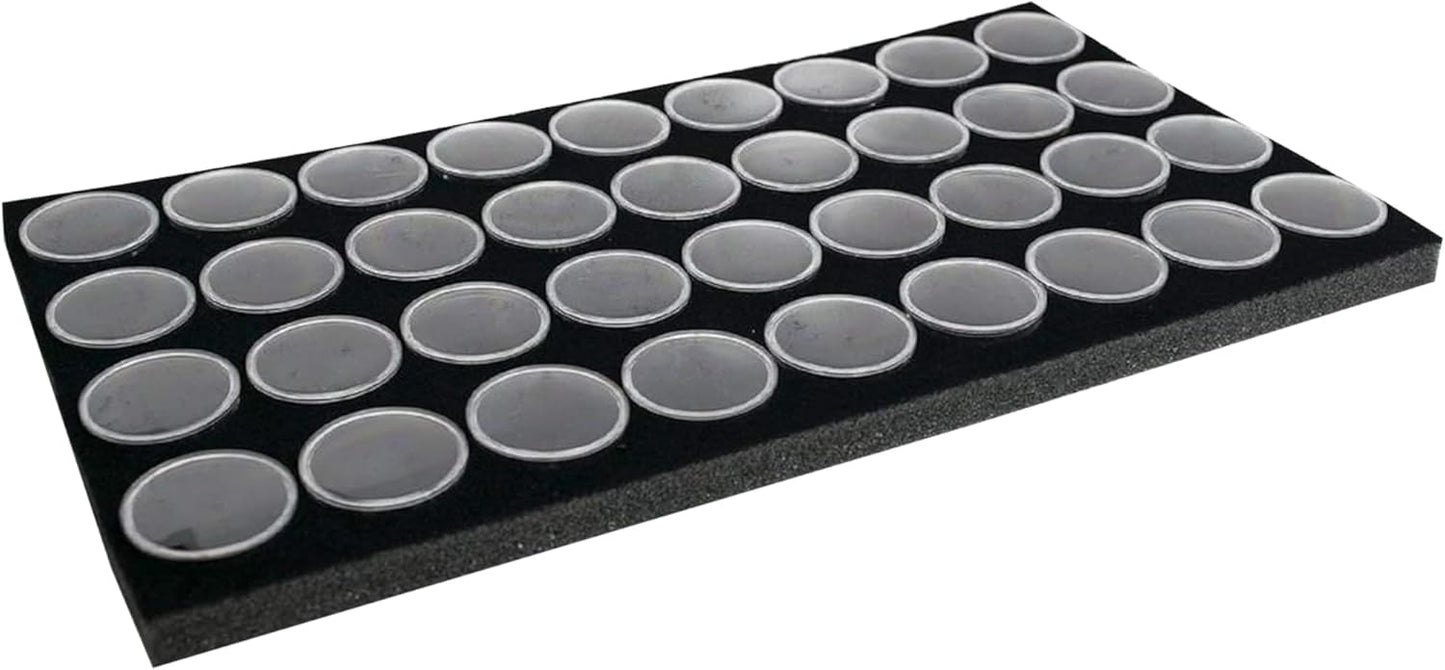 Round Gem Jar Liner with 36 Jars