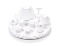 White silicone breast mold