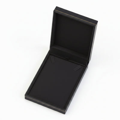 Leatherette with Gold Rim Necklace Box