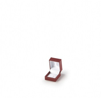 Leatherette with Gold Rim Ring Clip Box