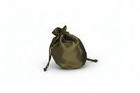 Round Satin Drawstring Pouch
