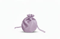 Round Satin Drawstring Pouch