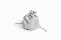 Round Satin Drawstring Pouch