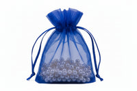 Flat Bottom Organza with Rattail String 3 1/2 x 5 x 1 1/2