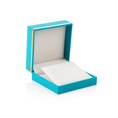 Gold Band Deluxe Pendant and Earring Box