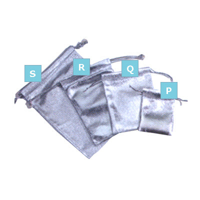 Silver Metallic Pouch (Q)