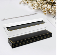 Leatherette with Gold Rim Bracelet Box