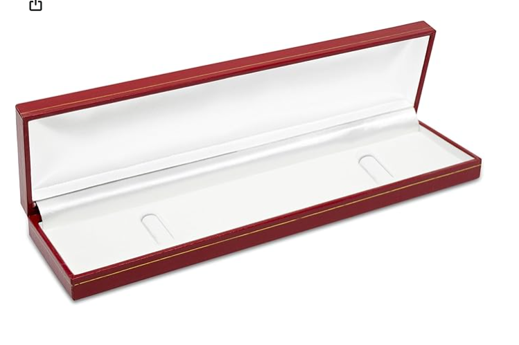 Leatherette with Gold Rim Bracelet Box