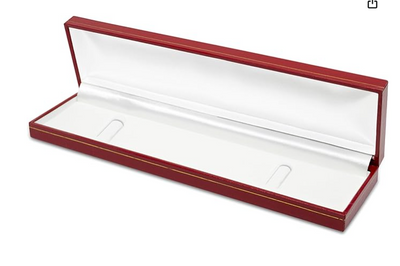 Leatherette with Gold Rim Bracelet Box