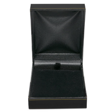 Leatherette with Gold Rim Pendant Box