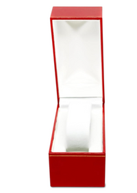 Leatherette with Gold Rim Bangle/Watch Box