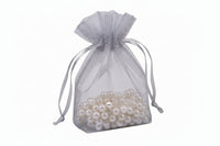 Flat Bottom Organza with Rattail String 3 1/2 x 5 x 1 1/2