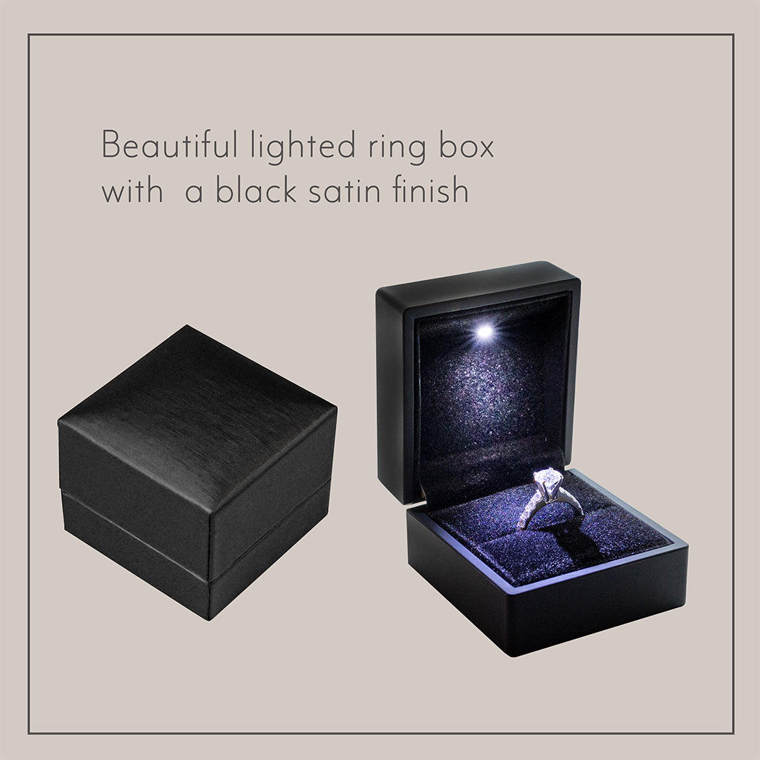 Slim LED Light Ring Display Box