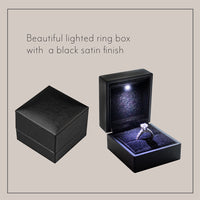 Slim LED Light Ring Display Box