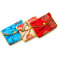 Assorted Chinese Zip Pouches 4½" x 4"