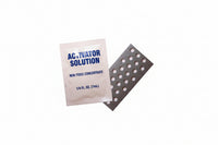 AC Activator Solution packet and a gray filter on a white background