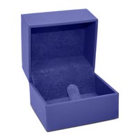 Textured Leatherette Ring Clip Box