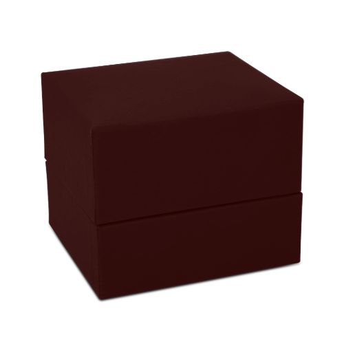 Textured Leatherette Small Earring Tree Box