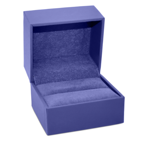 Textured Leatherette Ring Slot Box