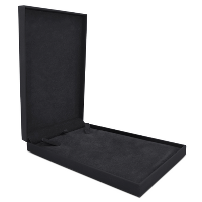 Textured Leatherette Necklace Box