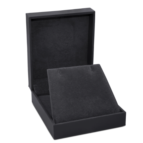 Textured Leatherette Pendant Box