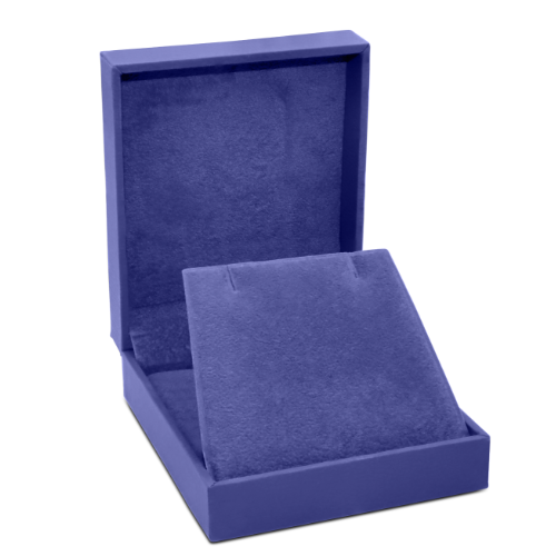 Textured Leatherette Pendant Box