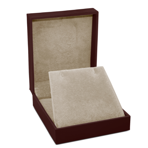 Textured Leatherette Pendant Box