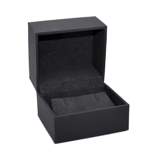Textured Leatherette Earring Box
