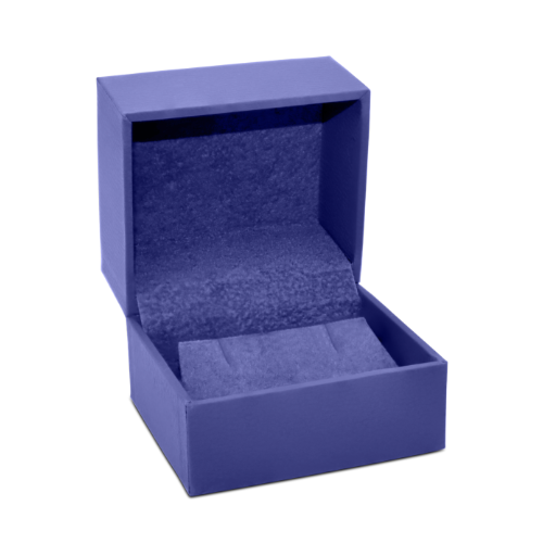 Textured Leatherette Earring Box