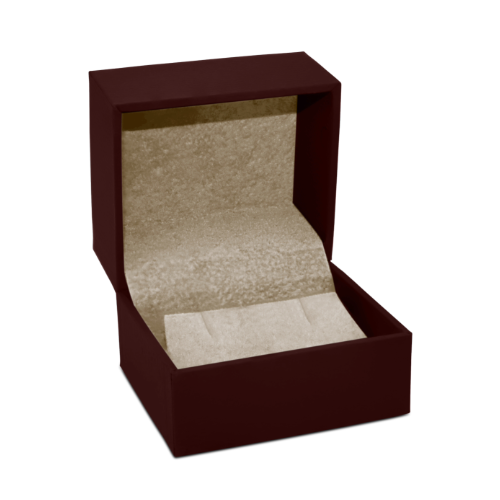 Textured Leatherette Earring Box