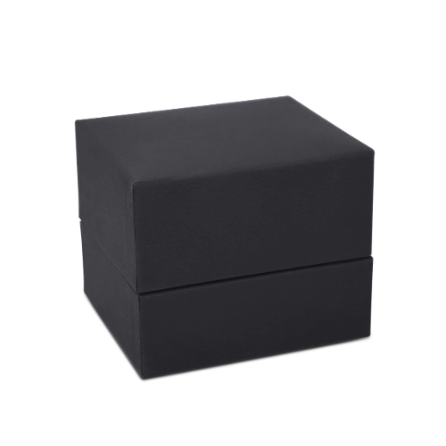 Textured Leatherette Earring Box