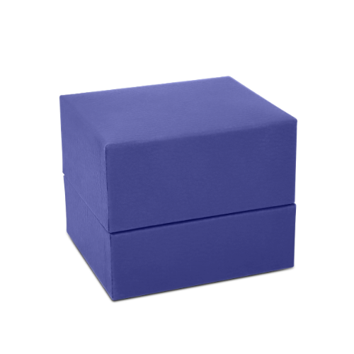 Textured Leatherette Earring Box