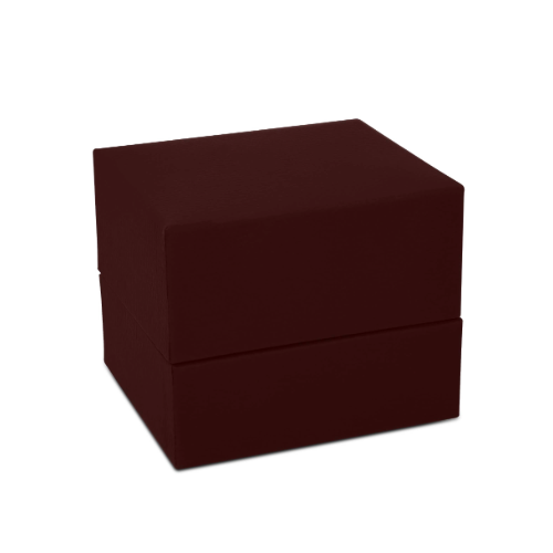 Textured Leatherette Earring Box