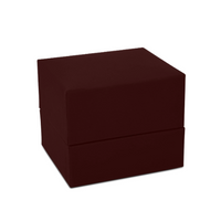 Textured Leatherette Earring Box