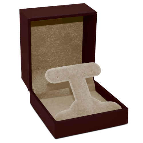 Textured Leatherette Large Earring Tree