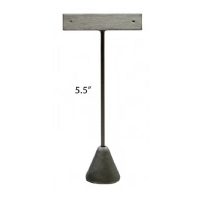 Steel Gray Earring Tree T-Bar Display Stand Medium