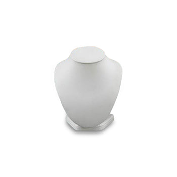 White Leatherette Displays